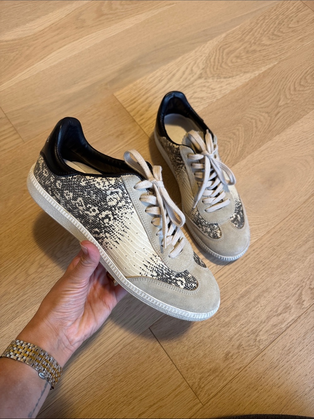 Isabel Marant Snakeskin Sneaker